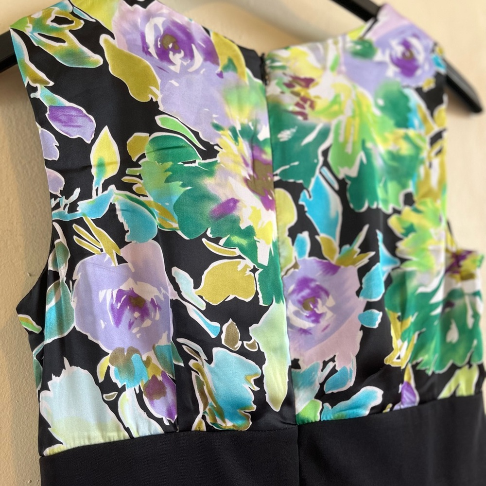 Alyx black draped colorful chest 50’s dress - Picture 4 of 10